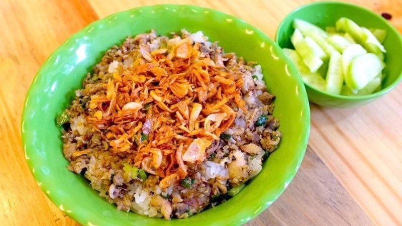 Xôi ruốc cá rô đồng