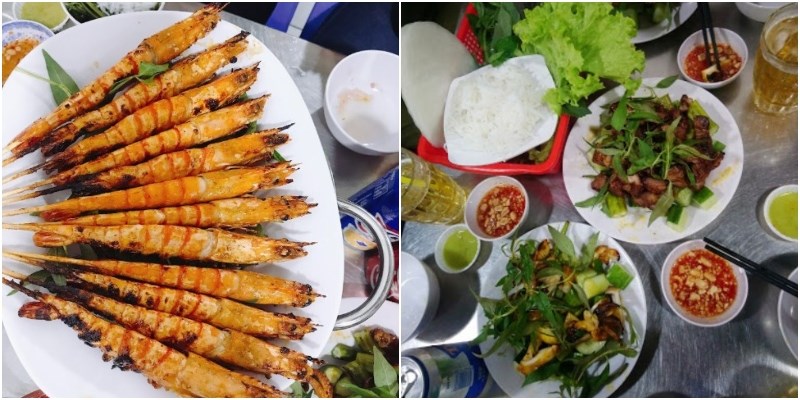 Món ăn tại Quán Bạch Tuộc Kiên Giang 