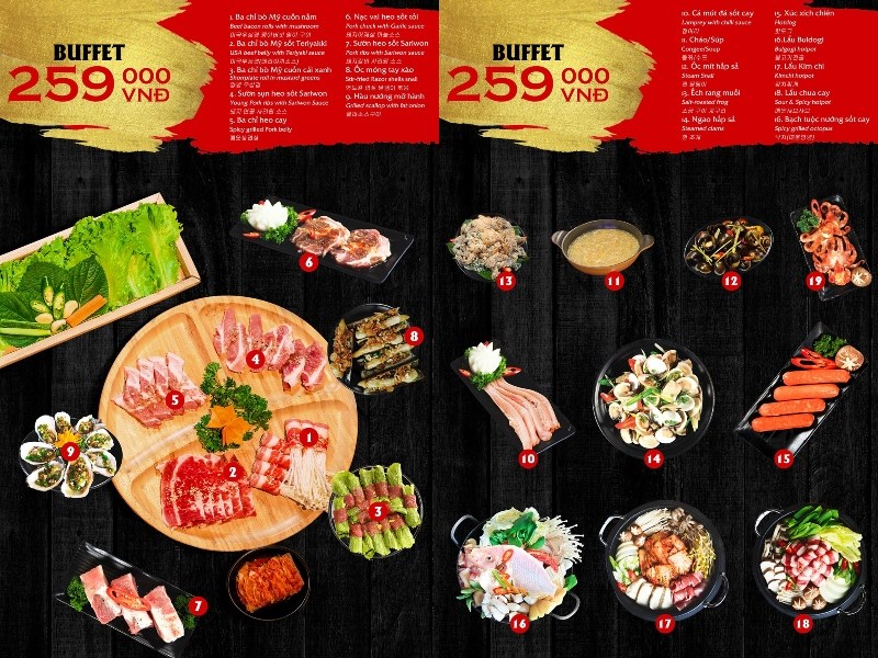 Menu Sariwon