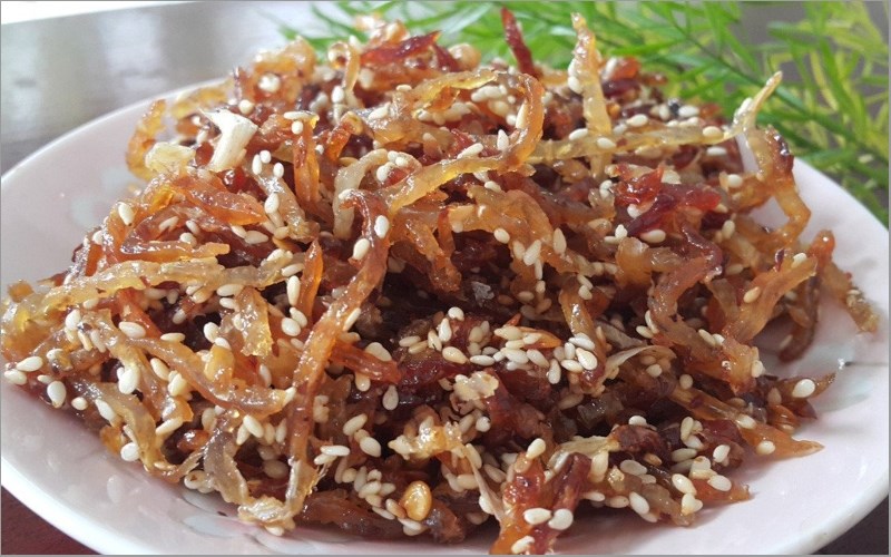 Cá bò khô rim