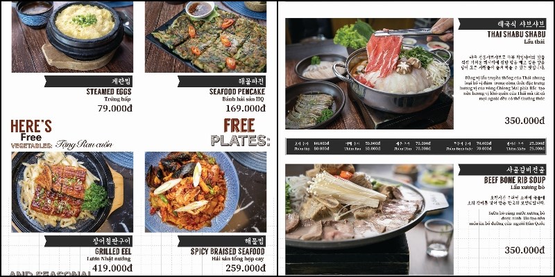 Menu Yukssam BBQ Buffet