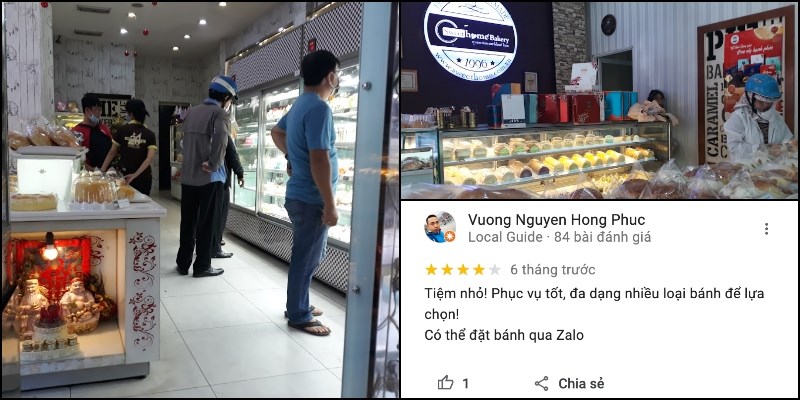 Tiệm bánh kem Sweethome Bakery 