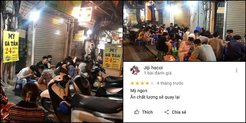 Quán Mỳ Gà Tần Hàng Bồ