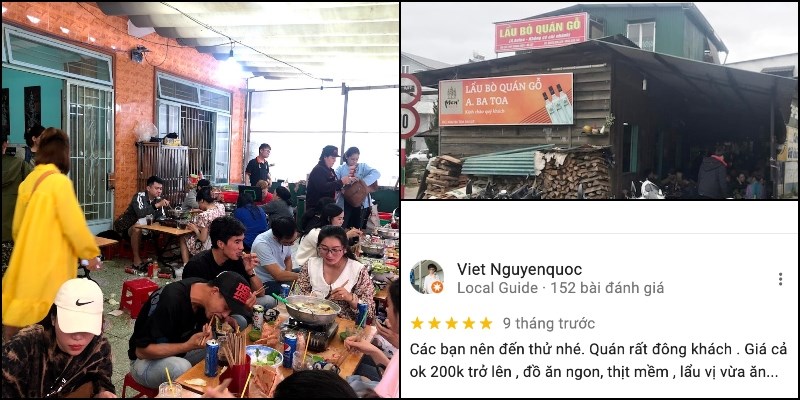 Quán Lẩu Bò Nhà Gỗ - Lẩu Bò Ba Toa