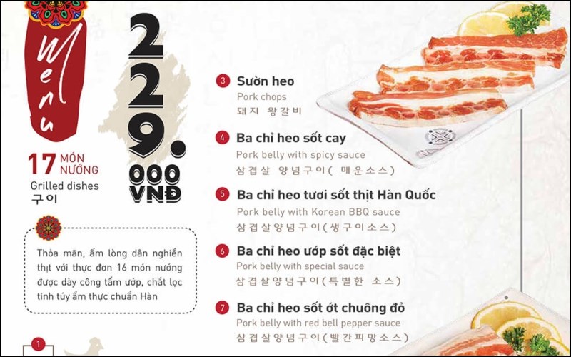 Menu King BBQ