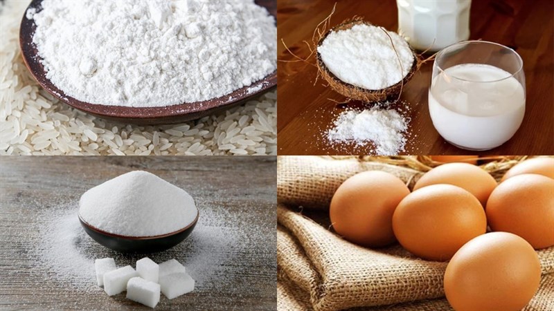 Nguyên liệu món ăn bánh tai yến
