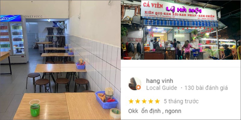 Quán Cá Viên Chiên Lệ Hà Nội