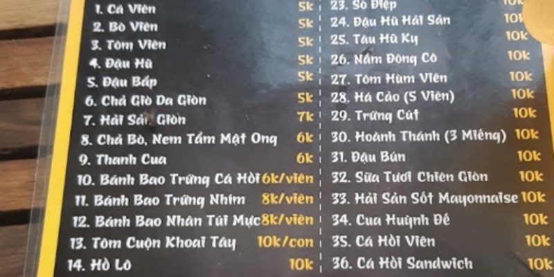 Quán Cá Viên Chiên Lệ Hà Nội