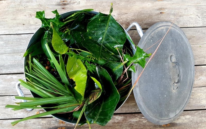 lá xông hơi