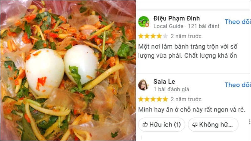 Quán bánh tráng trộn Thảo Điền