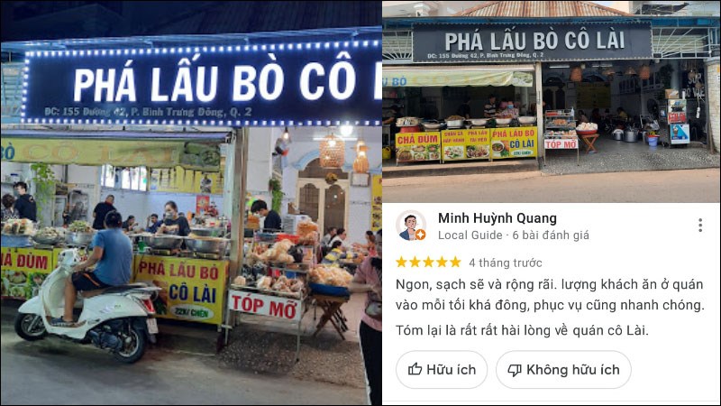 Quán phá lấu bò Cô Lài