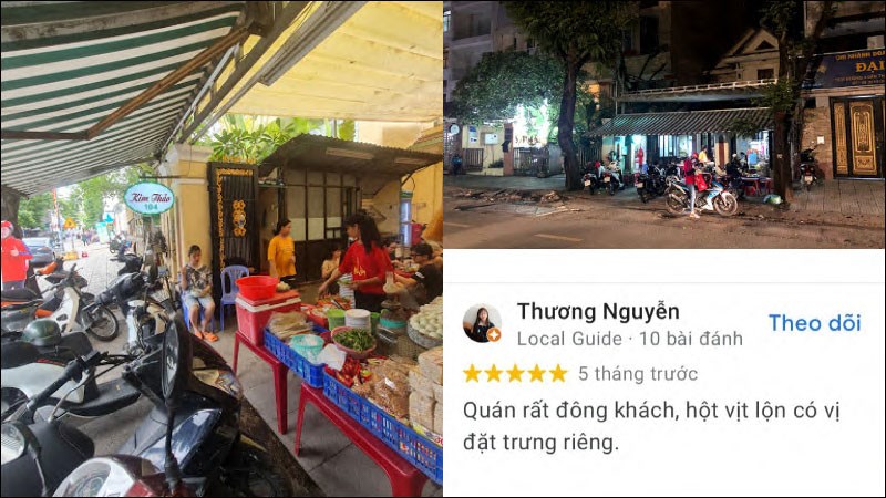 Quán hột vịt lộn Kim Thảo