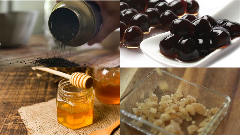 Nguyên liệu làm trà sữa trân châu mật ong