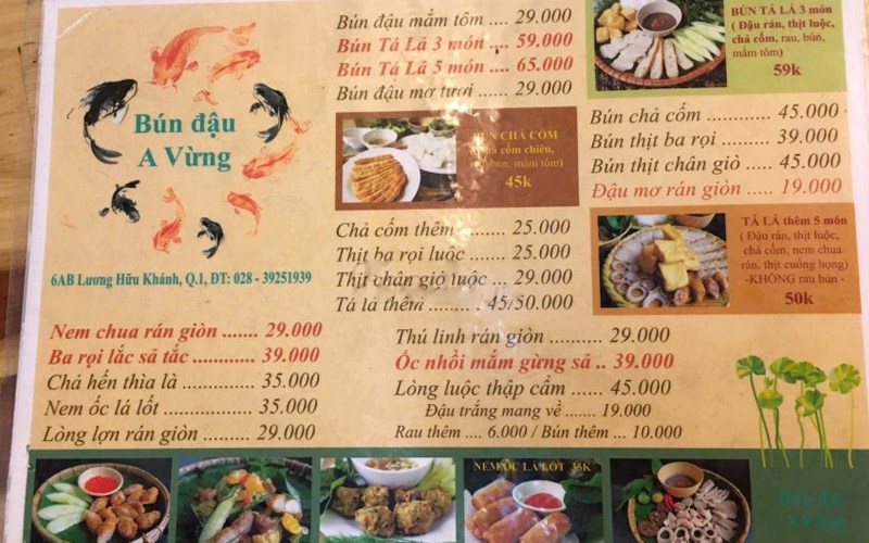 Quán Bún Đậu A Vừng