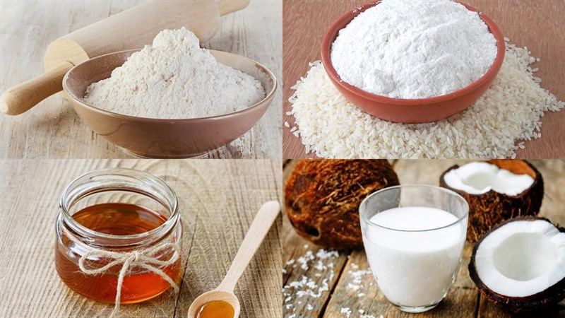Nguyên liệu món ăn bánh trung thu mochi
