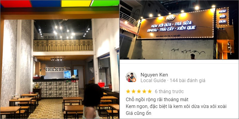 Quán Kem xôi dừa Bubu