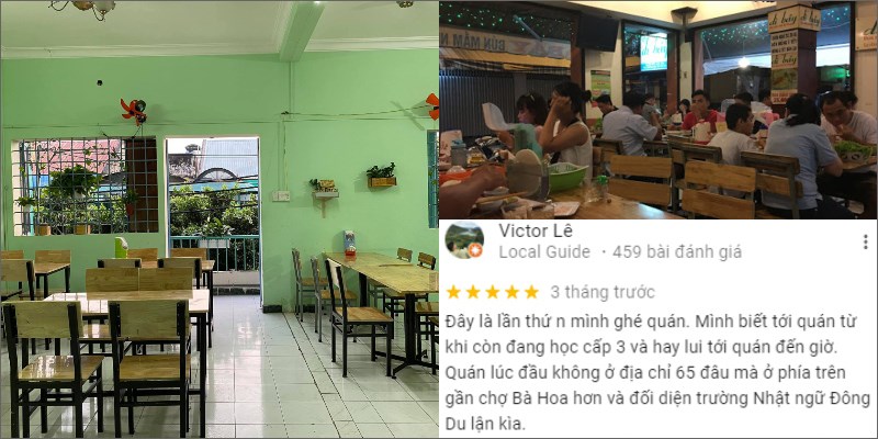 Quán Bún Mắm Nêm Dì Bảy Đà Nẵng
