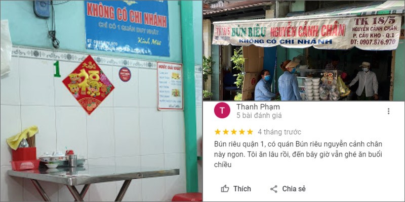 Quán Bún Riêu Nguyễn Cảnh Chân