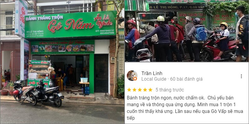 Quán Bánh Tráng Trộn Cô Năm