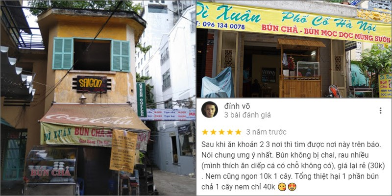 Quán Bún Chả Dì Xuân