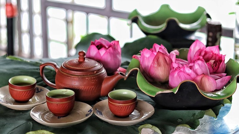 Trà hoa sen