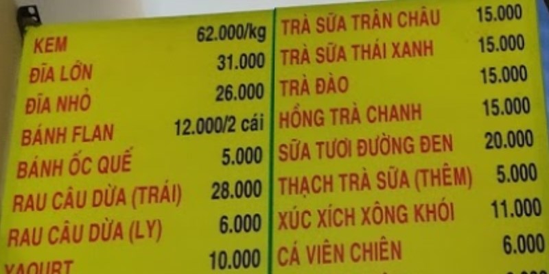 Quán Kem Dĩa Quế Phương