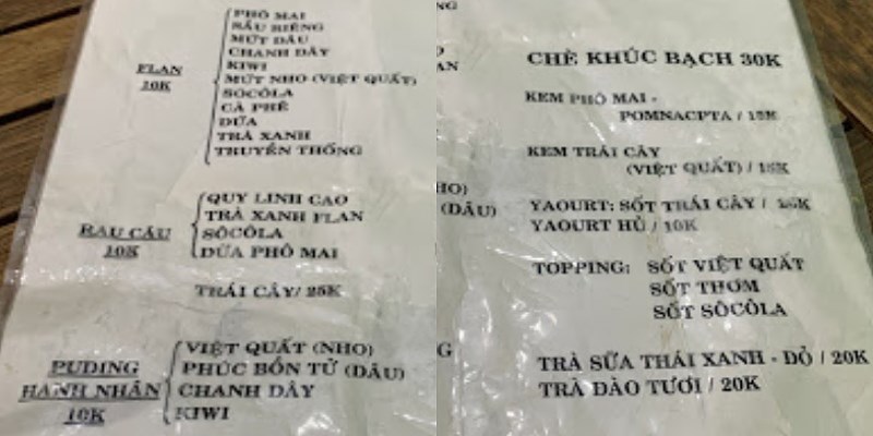 Quán Bánh Flan Quen Mà Lạ