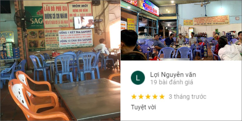 Quán Lẩu bò Phú Gia