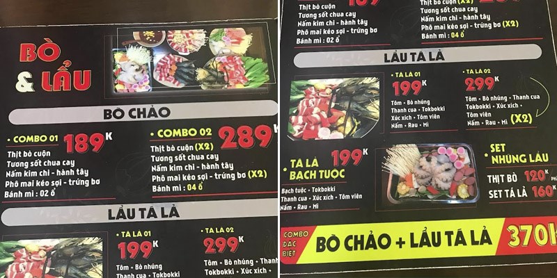 Quán Bò Chảo - Lẩu Tá Lả 