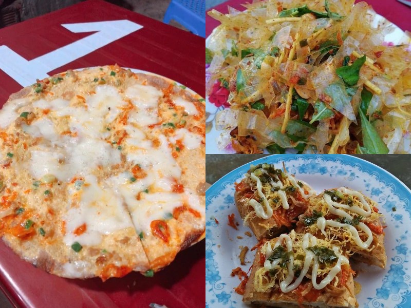 Món ăn quán bánh tráng Cô Thủy