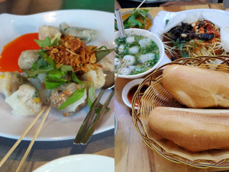 Món ăn quán phá lấu bò Cô Lài