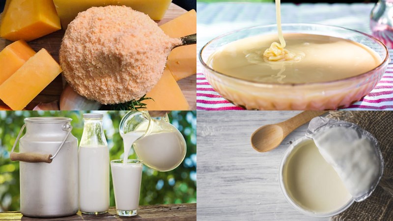 Nguyên liệu món ăn sữa chua phô mai