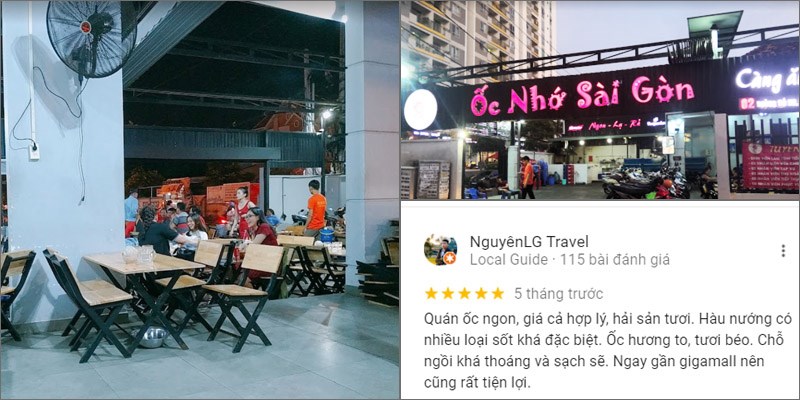 Quán Ốc Nhớ Sài Gòn
