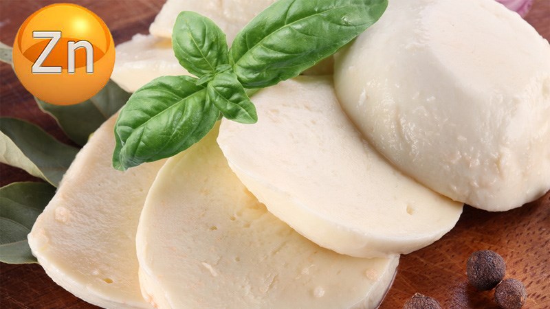 Phô mai mozzarella giàu kẽm