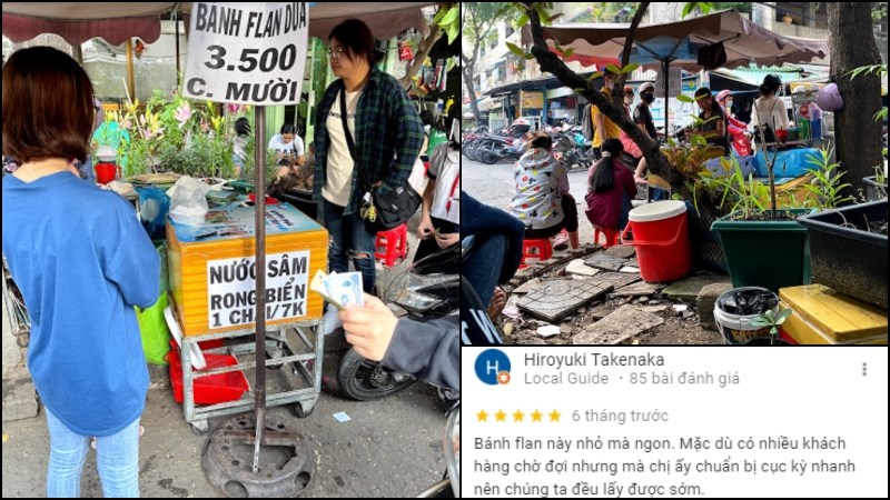 Quán Bánh Flan Dừa Chị Mười 