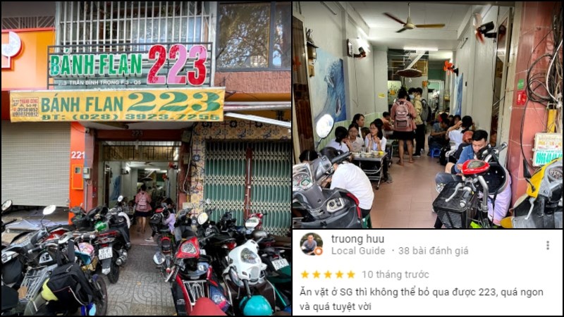 Quán Flan Thập Cẩm 223 Trần Bình Trọng 