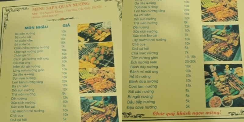 Quán Nướng Sapa 79