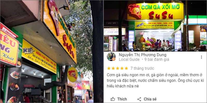 Quán Cơm gà xối mỡ Su Su