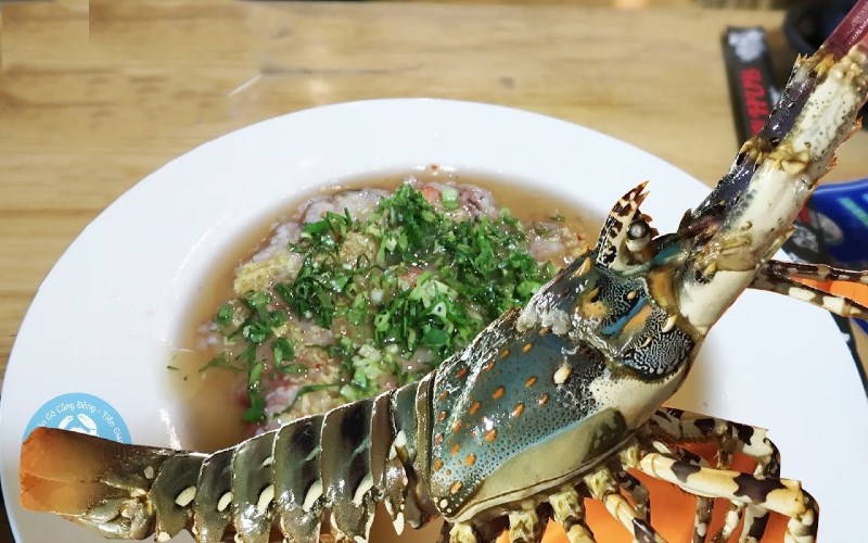 Tiết canh tôm hùm