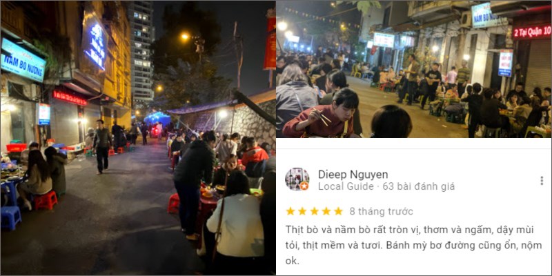 Quán Vân Nầm Bò Nướng