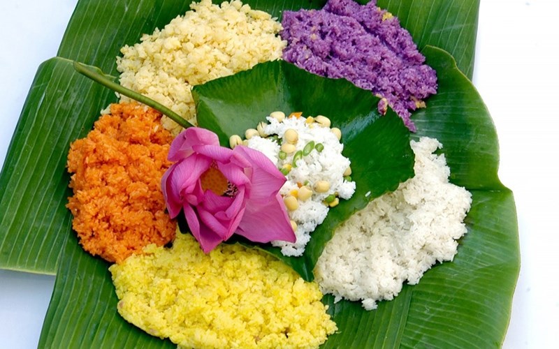 Xôi ngũ sắc