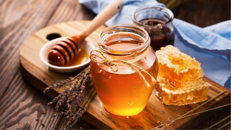 Nguyên liệu món ăn thạch mật ong - honey jelly