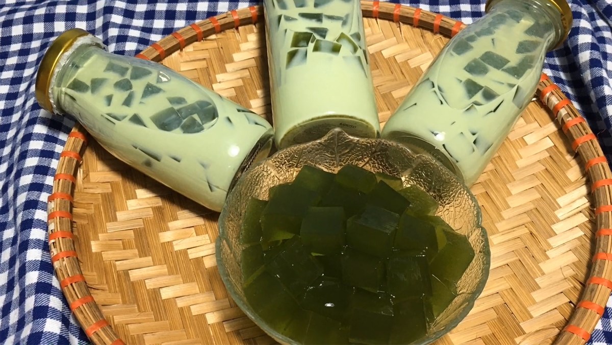 Thạch rau câu bột trà xanh có thể được sử dụng để làm món ăn hay đồ uống gì?