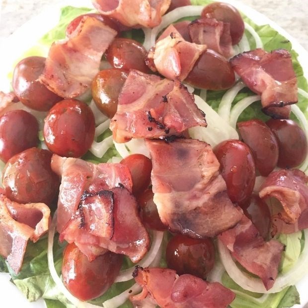 Cách làm salad thịt nguội (bacon) tươi ngon, đẹp da giữ dáng