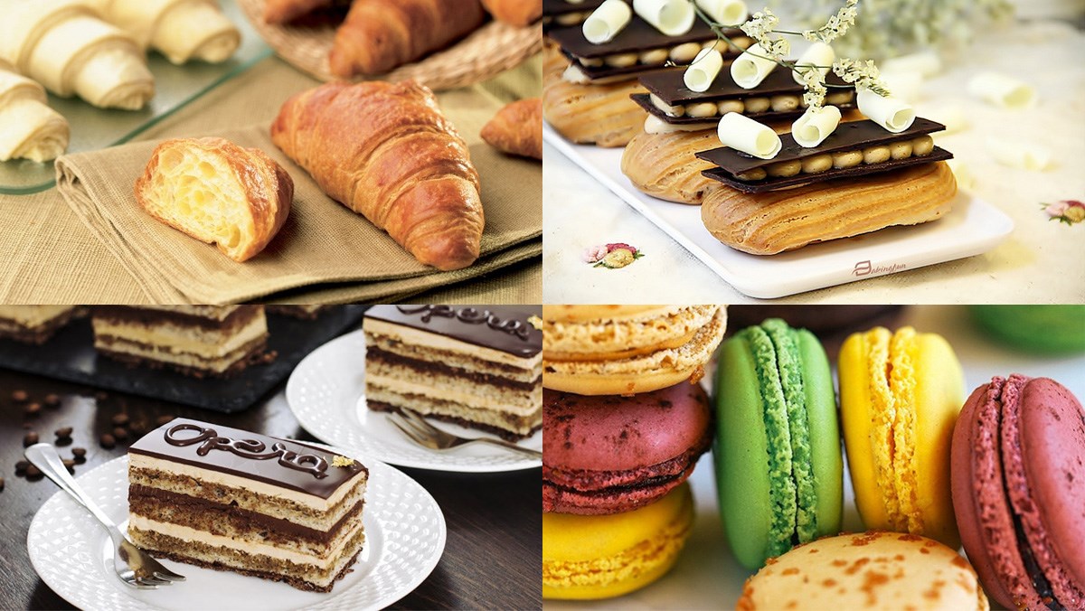 Các loại bánh ngọt Pháp
