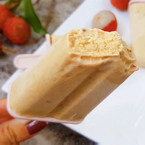 3 cách làm kem vải thiều đơn giản thơm ngon ngọt dịu tươi mát ngày hè