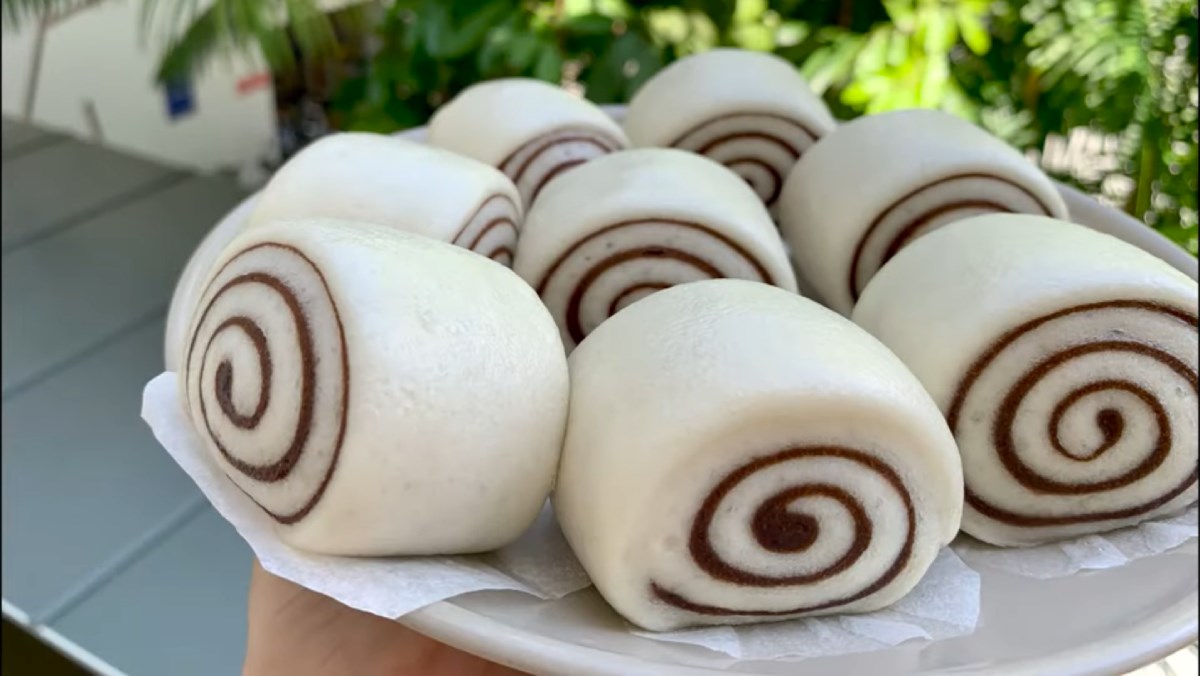 Bánh bao socola 2 lớp