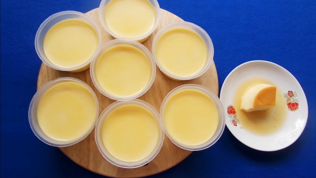 Cách làm bánh flan sữa tươi cực kỳ đơn giản tại nhà