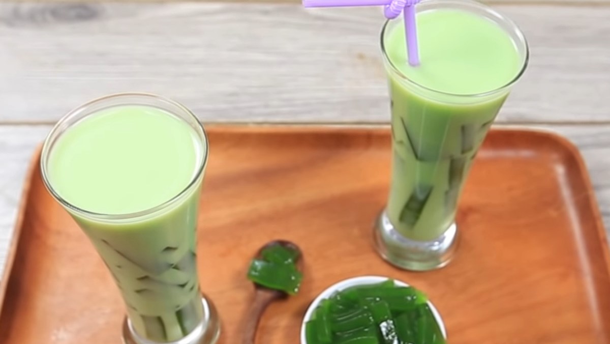 Trà sữa thái xanh thạch matcha