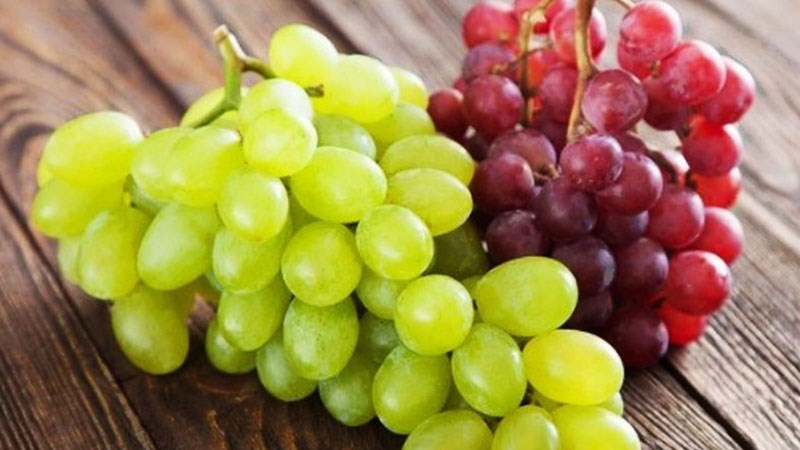 tráng miệng bằng nho